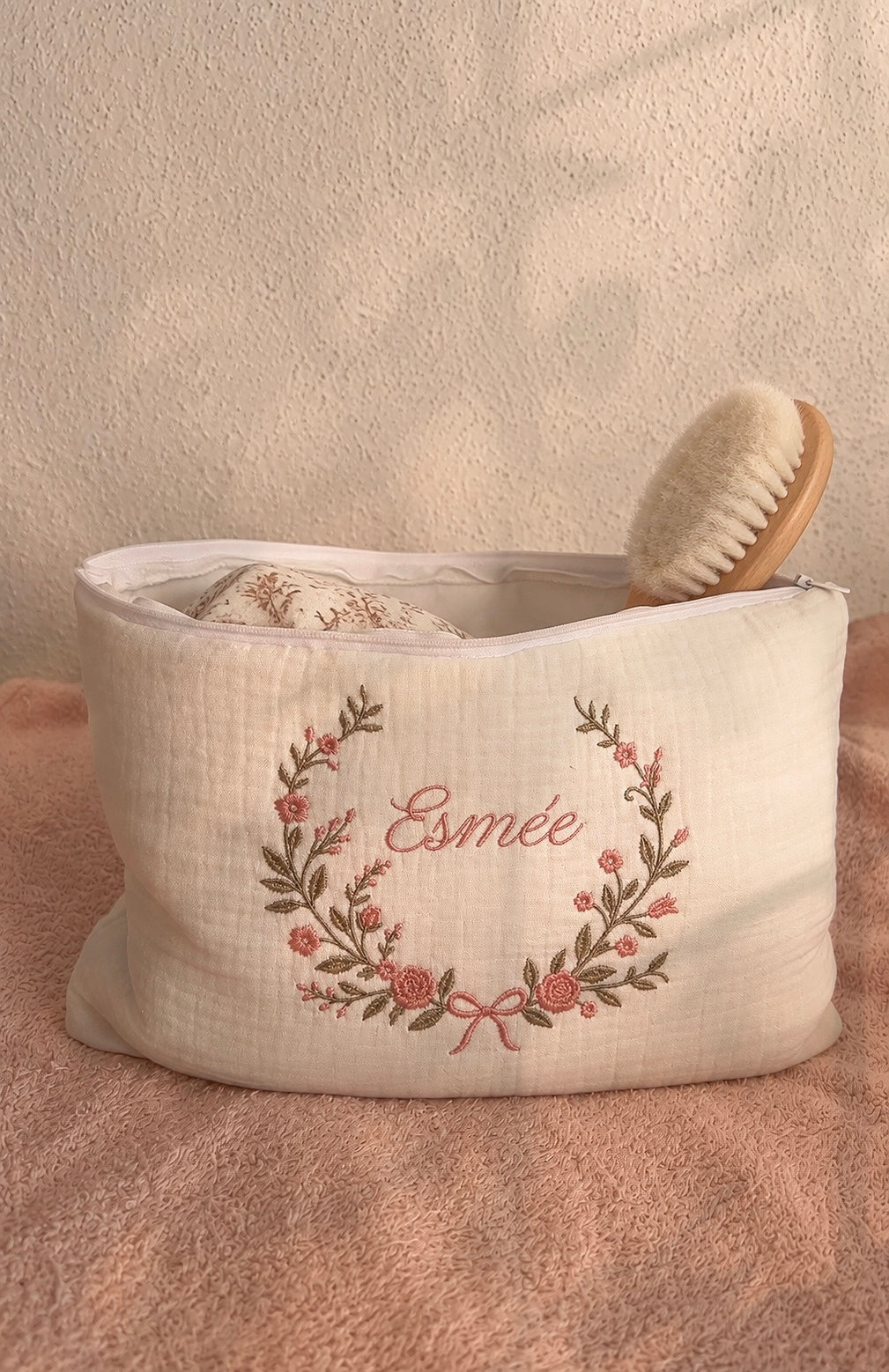 Trousse gaz de coton personnalisée