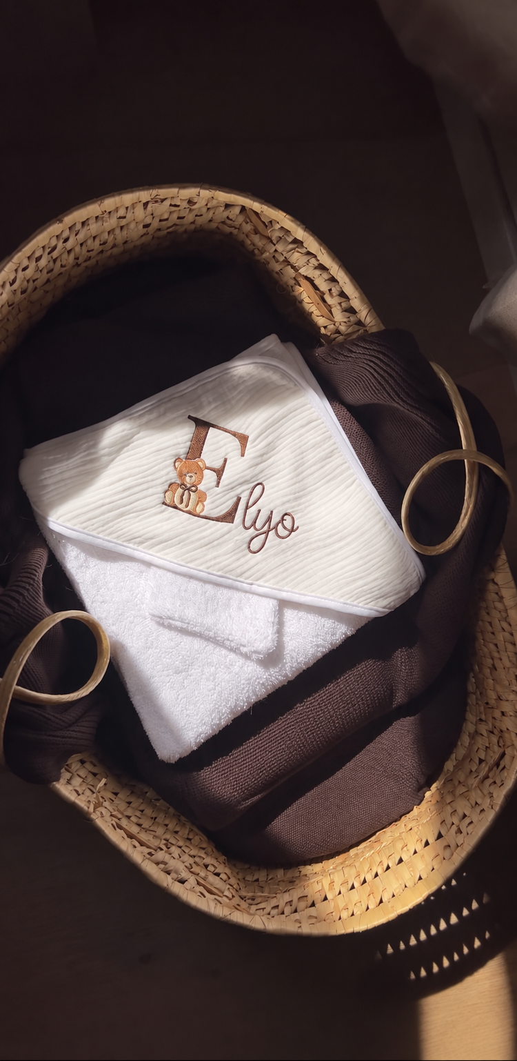 Cape de bain personnalisée