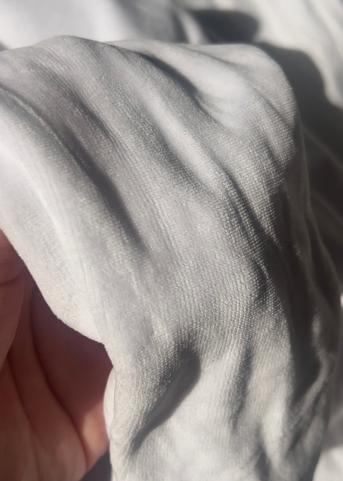 Tenue de naissance 5pcs personnalisée - Velours blanc