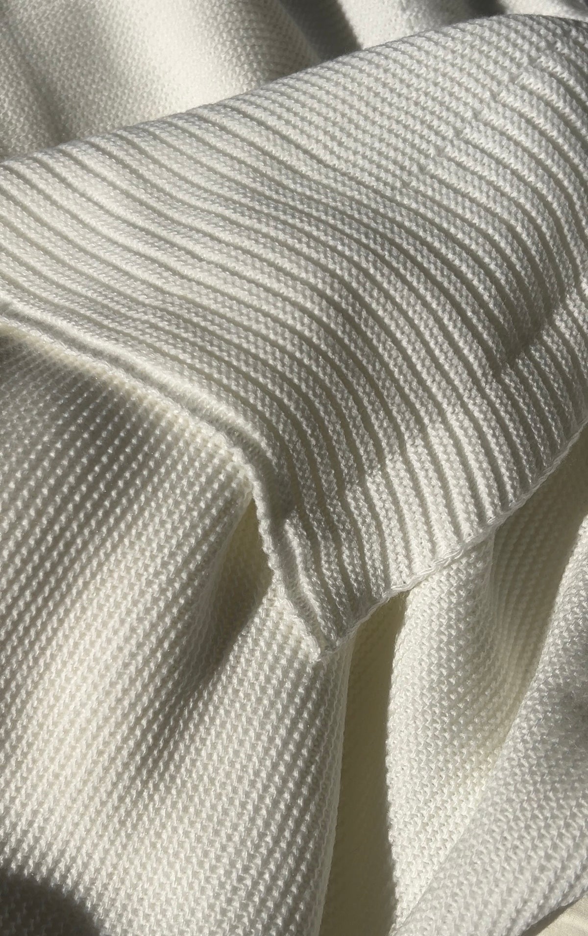 Couverture en maille Maya personnalisée - Blanc
