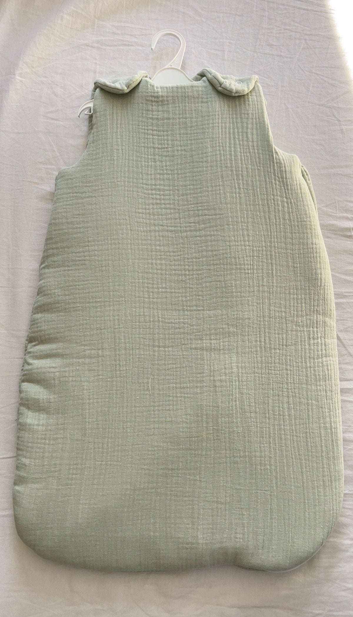 Gigoteuse personnalisée - Double Gaz de coton vert - 0-6 mois